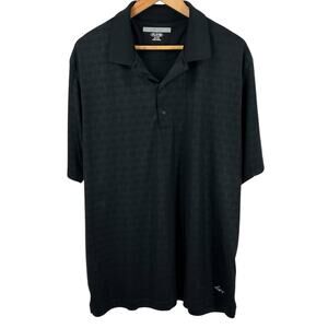 Greg Norman Golf Shirt‎ PLAY DRY Collection Classic Blue & Black Golf Polo – XL